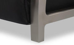 Carlisle Black Leather Armchair - Ornate Home