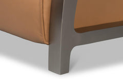 Carlisle Brown Leather Armchair - Ornate Home