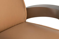 Carlisle Brown Leather Armchair - Ornate Home