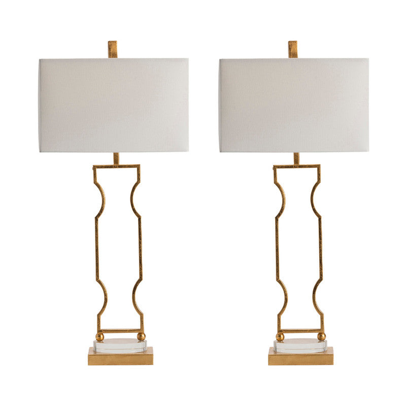 Carlisle Gold Table Lamp (Set of 2) - Ornate Home