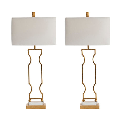 Carlisle Gold Table Lamp (Set of 2) - Ornate Home