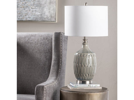 Carlisle Grey Table Lamp - Ornate Home