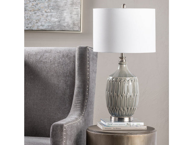 Carlisle Grey Table Lamp - Ornate Home