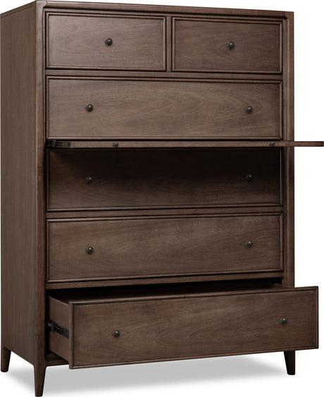 Carlisle Pecan Pie 6 Drawer Chest - Ornate Home