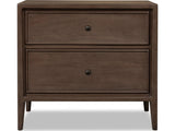 Carlisle Pecan Pie Two Drawer Nightstand w/CM - Ornate Home