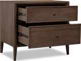 Carlisle Pecan Pie Two Drawer Nightstand w/CM - Ornate Home