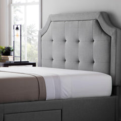 Carlisle Stone Queen Headboard - Ornate Home