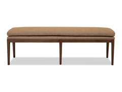 Carlisle Wheat Bread/Pecan Pie Upholstered Bench - Ornate Home