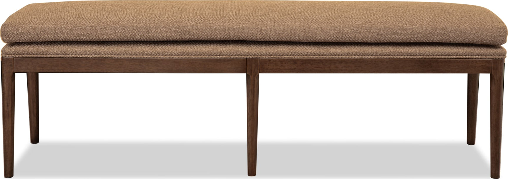 Carlisle Wheat Bread/Pecan Pie Upholstered Bench - Ornate Home