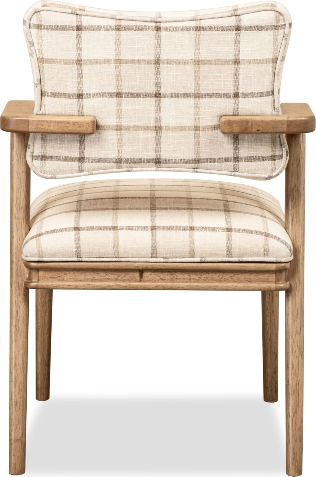 Carlisle White/Brown Armchair - Ornate Home