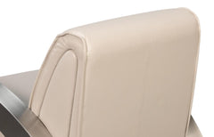 Carlisle White Leather Armchair - Ornate Home