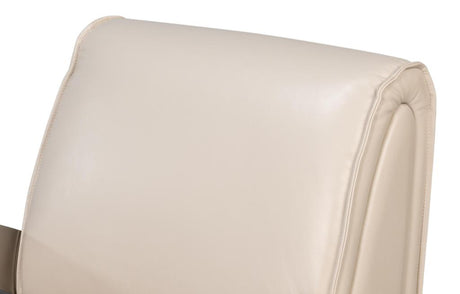Carlisle White Leather Armchair - Ornate Home