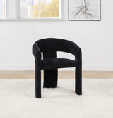 Carlow Black Upholstered Dining Arm Chair (Set of 2) - Ornate Home
