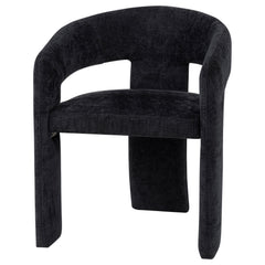 Carlow Black Upholstered Dining Arm Chair (Set of 2) - Ornate Home