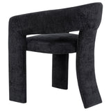 Carlow Black Upholstered Dining Arm Chair (Set of 2) - Ornate Home