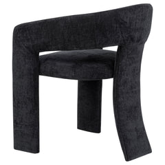 Carlow Black Upholstered Dining Arm Chair (Set of 2) - Ornate Home
