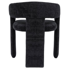 Carlow Black Upholstered Dining Arm Chair (Set of 2) - Ornate Home