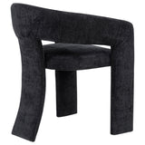 Carlow Black Upholstered Dining Arm Chair (Set of 2) - Ornate Home