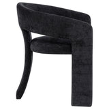 Carlow Black Upholstered Dining Arm Chair (Set of 2) - Ornate Home