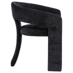 Carlow Black Upholstered Dining Arm Chair (Set of 2) - Ornate Home