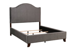 Carlow Gray Eastern King Bed - Ornate Home