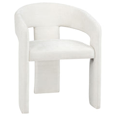 Carlow White Upholstered Dining Arm Chair (Set of 2) - Ornate Home