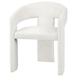 Carlow White Upholstered Dining Arm Chair (Set of 2) - Ornate Home