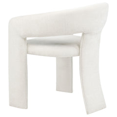 Carlow White Upholstered Dining Arm Chair (Set of 2) - Ornate Home