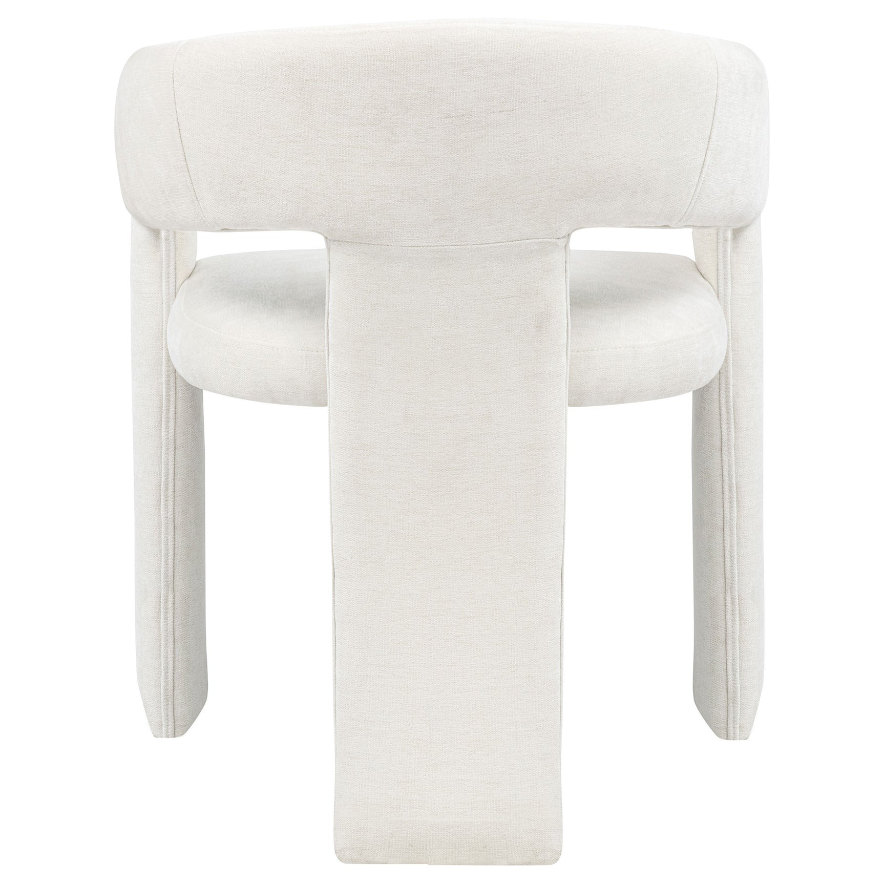 Carlow White Upholstered Dining Arm Chair (Set of 2) - Ornate Home