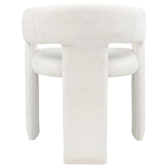 Carlow White Upholstered Dining Arm Chair (Set of 2) - Ornate Home
