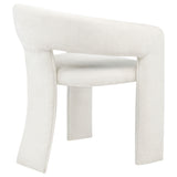 Carlow White Upholstered Dining Arm Chair (Set of 2) - Ornate Home