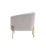 Carlson Beige/Gold Accent Chair - Ornate Home