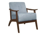 Carlson Blue Gray Accent Chair - Ornate Home