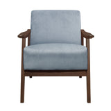 Carlson Blue Gray Accent Chair - Ornate Home