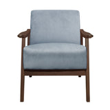 Carlson Blue Gray Accent Chair - Ornate Home