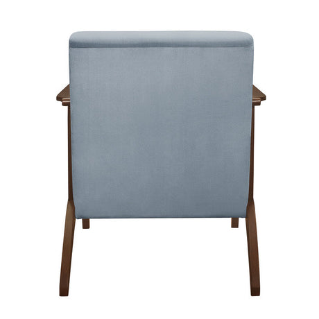 Carlson Blue Gray Accent Chair - Ornate Home