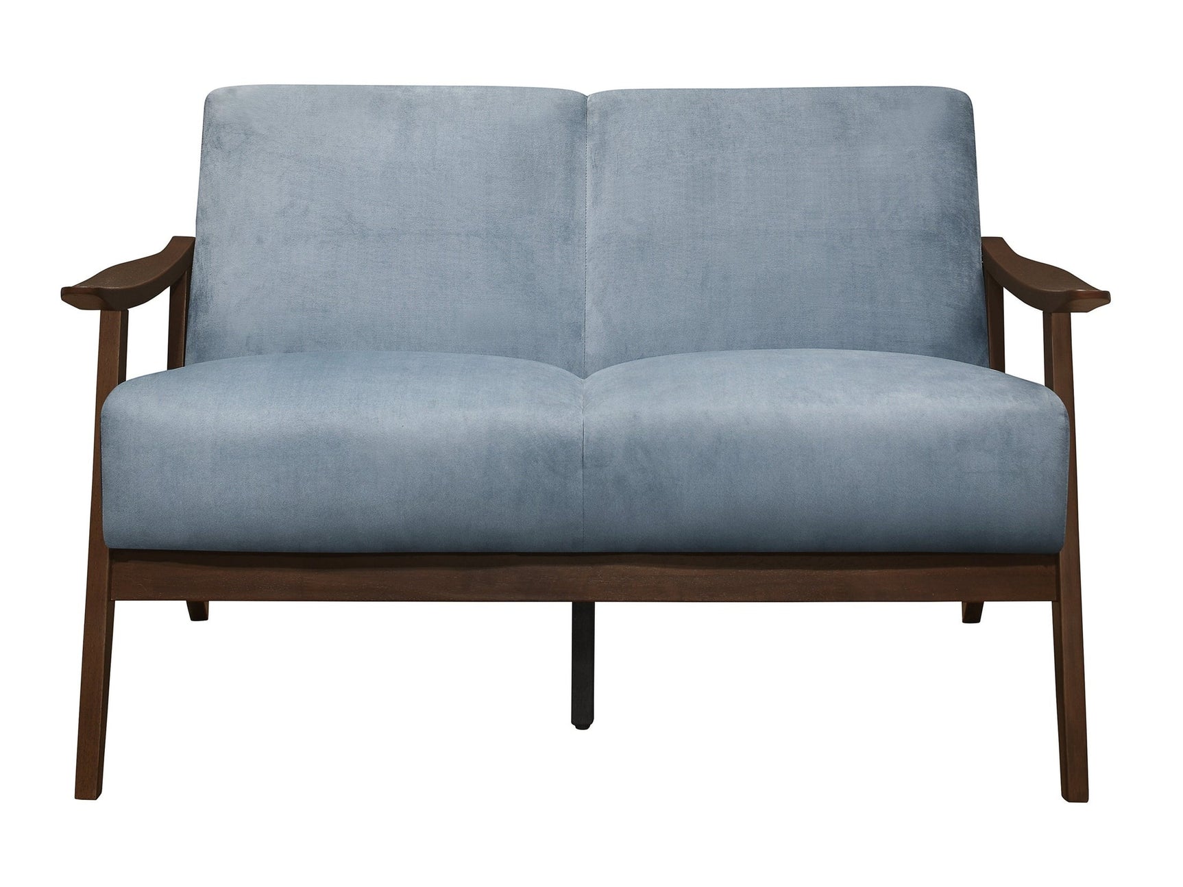 Carlson Blue Gray Loveseat - Ornate Home