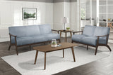 Carlson Blue Gray Loveseat - Ornate Home