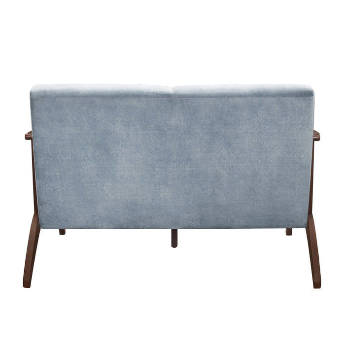 Carlson Blue Gray Loveseat - Ornate Home
