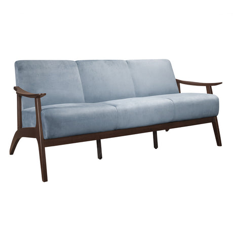 Carlson Blue / Gray Sofa & Loveseat - Ornate Home