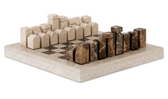 Carlson Brown Marble Chess Set - Ornate Home