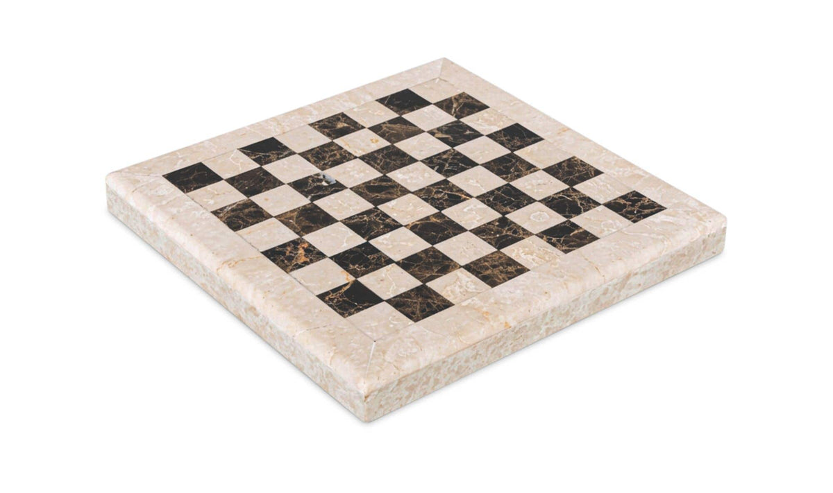 Carlson Brown Marble Chess Set - Ornate Home