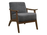Carlson Dark Gray Accent Chair - Ornate Home
