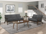 Carlson Dark Gray Loveseat - Ornate Home