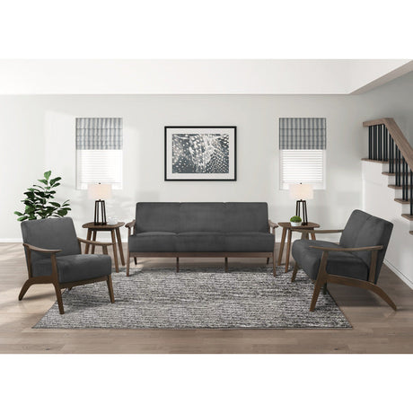 Carlson Dark Gray Sofa - Ornate Home