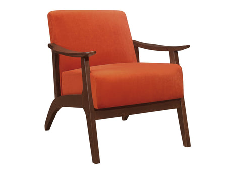 Carlson Orange Accent Chair - Ornate Home