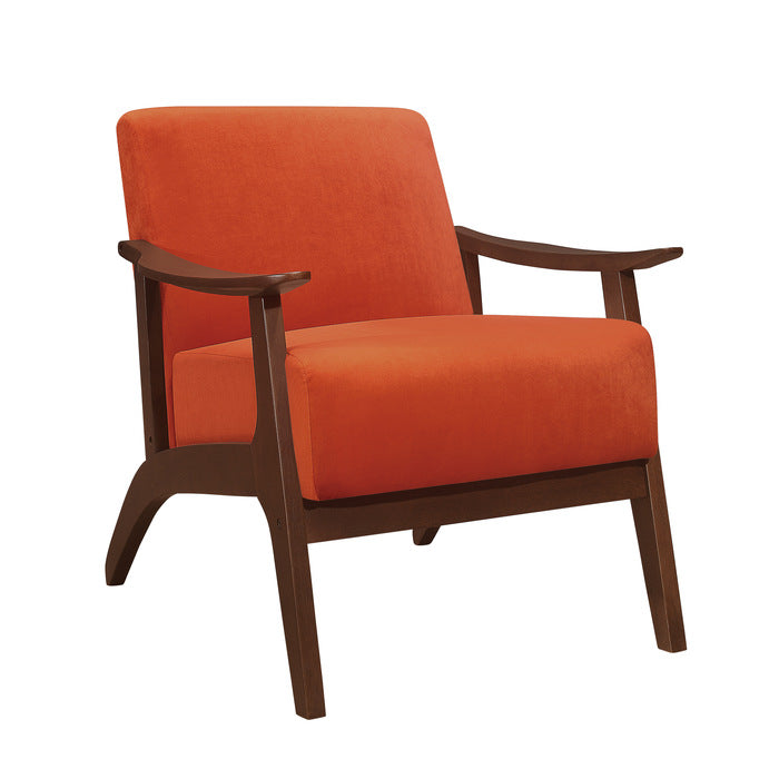 Carlson Orange Accent Chair - Ornate Home