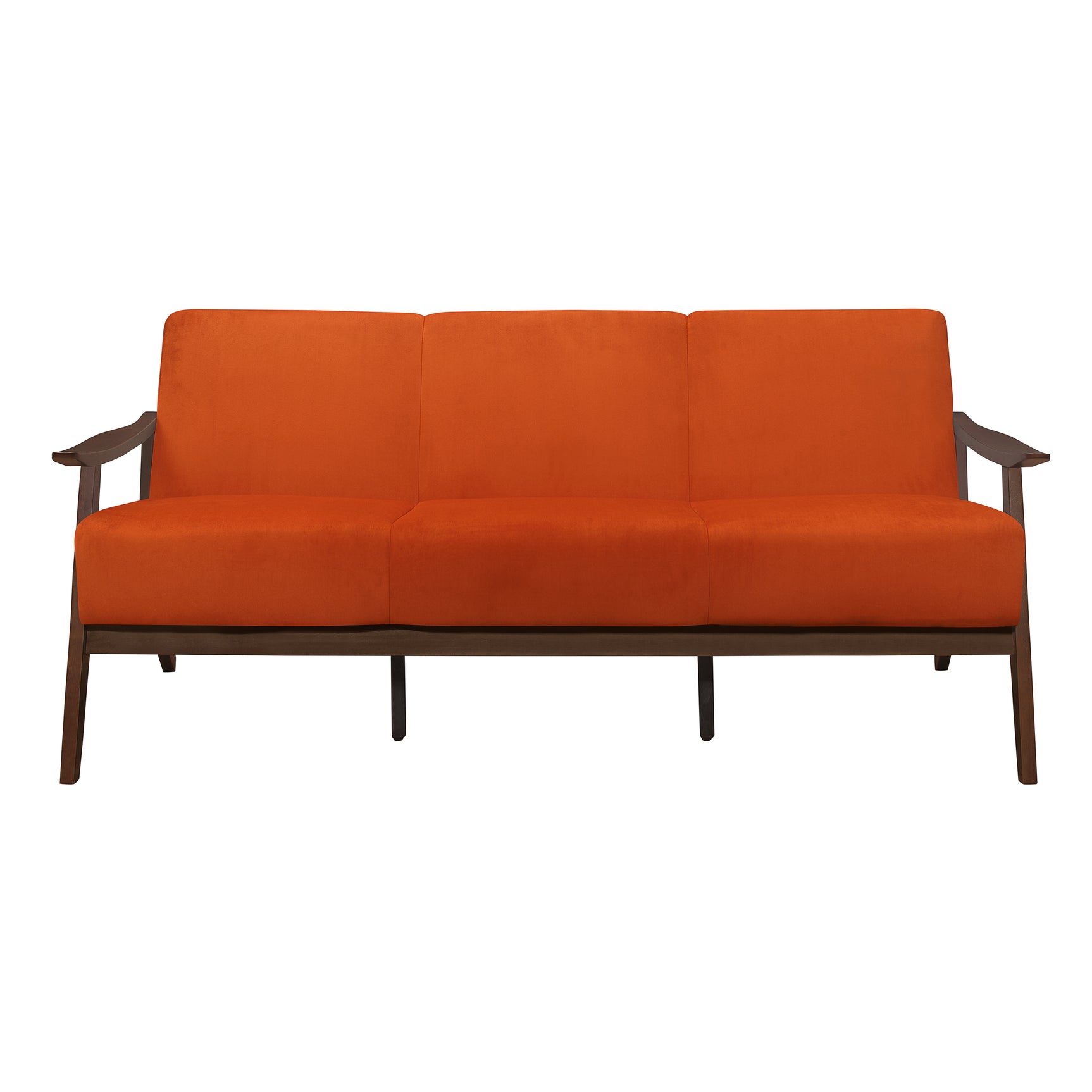 Carlson Orange Sofa & Loveseat - Ornate Home
