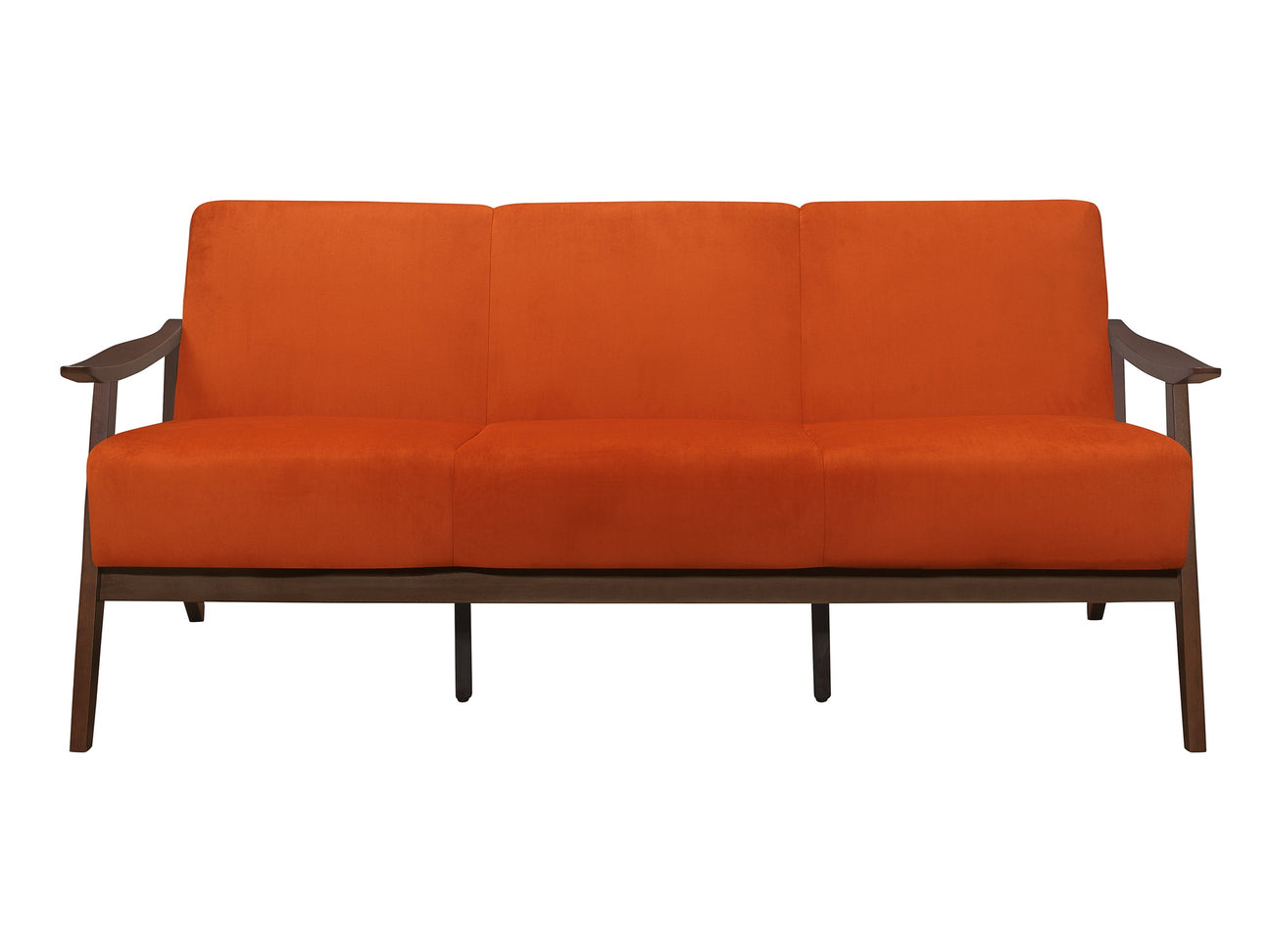 Carlson Orange Sofa - Ornate Home