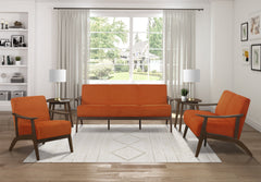 Carlson Orange Sofa - Ornate Home